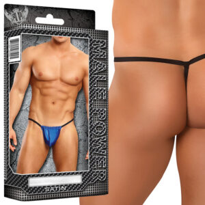 Male Power Satin Lycra Posing Strap (One Size) Underwear — Power Play Studio
