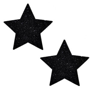 Neva Nude Pasty Star Glitter Black — Power Play Studio