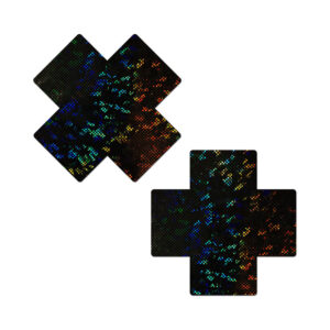 Pastease Plus X Black Disco Ball Full Breast Covers Support Tape — Power Play Studio