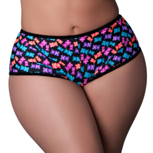 Magic Silk Hazy Dayz Boy Short Gummy Bears Queen Size — Power Play Studio