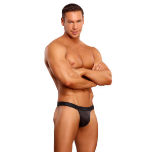 Male Power The Matchmaker Micro G-String V Black — Power Play Studio