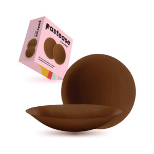 Pastease Halos Reusable Sticky Adhesive Silicone Nipple Cover Dark Small A-C Cup — Power Play Studio
