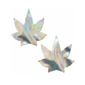 Pastease Indica Pot Leaf: Holographic Weed Pasties — Power Play Studio