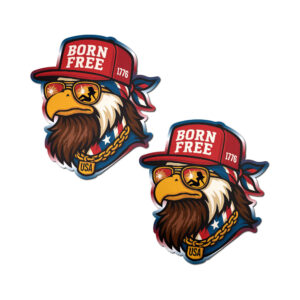 Pastease Patriotic Born Free Red White & Blue American Glory Eagle Nipple Covers — Power Play Studio