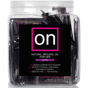ON for Her Arousal Oil Ultra - Tub of 75 Single use Ampoule — Power Play Studio