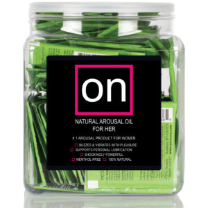 ON Hemp Oil Infused Female Arousal Oil - Tub of 75 Single Use Ampoule — Power Play Studio