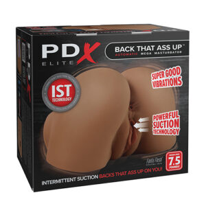 PDX Elite Back That Ass Up Automatic Mega Masturbator - Brown — Power Play Studio