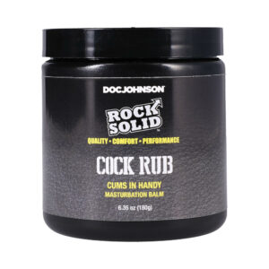 Rock Solid Cock Rub Cums In Handy Masturbation Balm 6.35 oz. — Power Play Studio