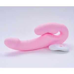 Sublime Togetherness Silicone Strapless Strap On w/Remote Control - Pink — Power Play Studio
