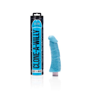 Clone-A-Willy DIY Vibrating Dildo Kit Glow-in-the-Dark Blue — Power Play Studio