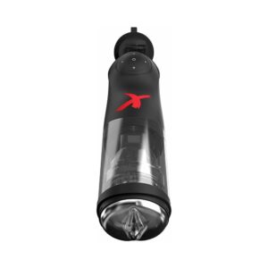 PDX Elite Deluxe Mega-Bator Rotating Thrusting Masturbator Clear/Black — Power Play Studio