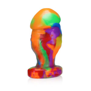 OxBalls Honcho-2, Buttplug, Medium, Rainbow — Power Play Studio