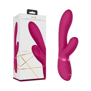 VIVE KYRA Rechargeable Pulse-Wave Silicone Rabbit Vibrator Pink — Power Play Studio