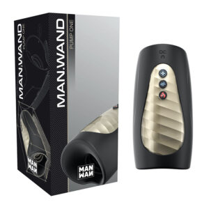 Man.Wand Pump One Rechargeable Multi-Function Masturbator Black — Power Play Studio