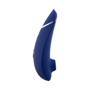 Womanizer Premium 2 Rechargeable Silicone Luxurious Pleasure Air Clitoral Stimulator Blueberry — Power Play Studio
