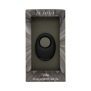 Je Joue Mio Rechargeable Vibrating Silicone Cock Ring Black — Power Play Studio