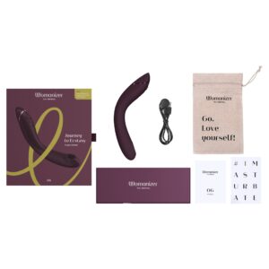 Womanizer OG Rechargeable G-Spot Pleasure Air Stimulator Aubergine — Power Play Studio