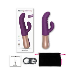 Love to Love Sassy Bunny Thrusting Rabbit Purple Rain — Power Play Studio