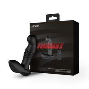 Nexus Thrust Prostate Edition Thrusting Vibrating Prostate and Perineum Massager Black — Power Play Studio