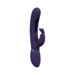 VIVE MIKA Rechargeable Triple Motor Vibrating Rabbit with G-Spot Flapping Stimulator Purple — Power Play Studio