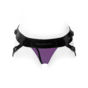 SpareParts Joque Cover Underwear Harness Purple, Double Strap, Size A — Power Play Studio - Power Play Studio, LLC