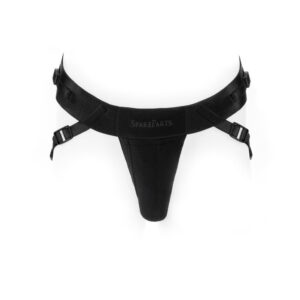 SpareParts Deuce Cover Underwear Harness Black, Double Strap, Size A — Power Play Studio - Power Play Studio, LLC