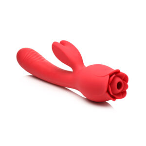 Bloomgasm Blooming Bunny Sucking & Thrusting Silicone Rabbit Vibrator — Power Play Studio