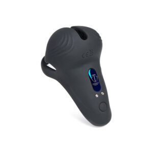 Trinity Men 10X Silicone Cock & Ball Ring with Taint Stim and Remote Control — Power Play Studio