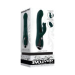 Evolved Rabbit Tap Tap Rechargeable Vibrating Dual Stimulator Silicone Green — Power Play Studio
