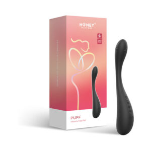 Honey Play Box Puff App-Controlled Inflatable Kegel Ball Black — Power Play Studio