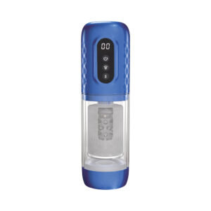 PUMPED Vortex Masturbator Metallic Blue — Power Play Studio
