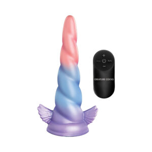 Creature Cocks Deluxe Dream Rider Vibrating Unicorn Silicone Dildo — Power Play Studio