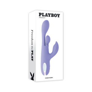 Playboy Nubbin Rubbin Rechargeable Dual Stimulator Vibe Silicone Purple — Power Play Studio