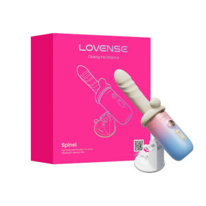 Lovense Spinel App-Controlled Portable Thrusting, Vibrating & Heating Dildo — Power Play Studio