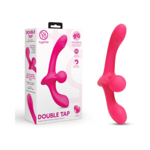 Together Double Tap Dual-Ended Vibrating Strapless Strap-on — Power Play Studio