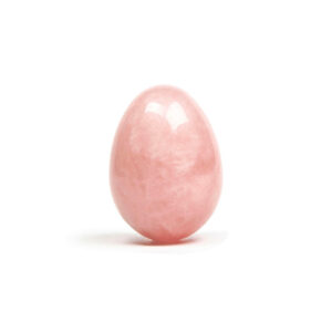 Chakrubs Heart Yoni Egg Rose Quartz (non-drilled) — Power Play Studio