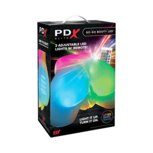 PDX Elite Go-Go Booty LED Mega Masturbator Frosted — Power Play Studio