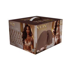 Xkin Bodyforms Kaya Bloom Dual Entry Vibrating Masturbator Brown — Power Play Studio