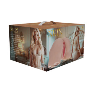Xkin Bodyforms Rina Brooks Dual Entry Vibrating Masturbator Beige — Power Play Studio