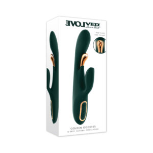 Evolved Golden Goddess G-Spot Flicker Green — Power Play Studio