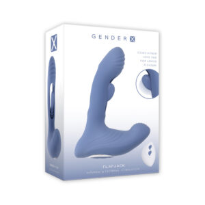 Gender X Flapjack Flapper Dual Stimulator Blue — Power Play Studio