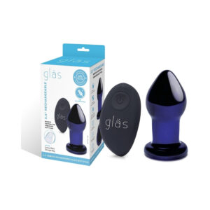 Glas 3.5 in. Rechargeable Remote-Controlled Vibrating Butt Plug — Power Play Studio