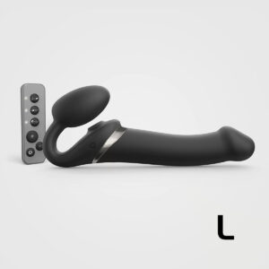 Strap-On-Me Multi Orgasm Bendable Strapless Strap-On Black Large — Power Play Studio