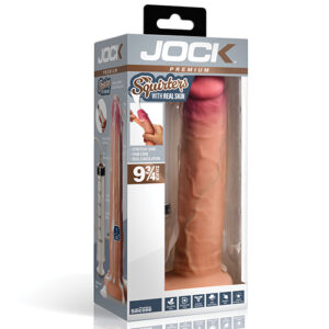 Curve Toys Jock Real Skin 9.5" Ejaculating Silicone Dildo — Power Play Studio - Power Play Studio, LLC
