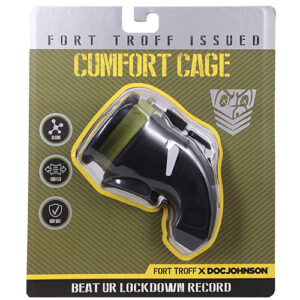 Fort Troff CUMfort Cage Chastity Cage Black — Power Play Studio - Power Play Studio, LLC