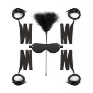 Easy Toys Beginners 6 Piece Beginners Bondage Set - Black — Power Play Studio
