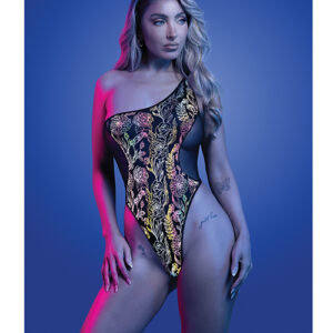 Luminescent Flash Reflective Floral Print Teddy — Power Play Studio
