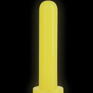 Firefly Thrill Glow in the Dark Dildo - Large - Yellow — Power Play Studio