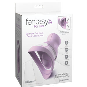 Fantasy For Her Veloura Touch Pleasure Pump Purple — Power Play Studio - Power Play Studio, LLC