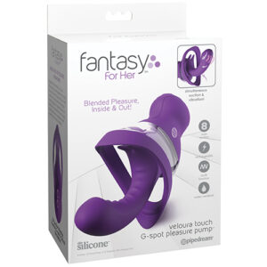 Fantasy For Her Veloura Touch G Spot Pleasure Pump Purple — Power Play Studio - Power Play Studio, LLC